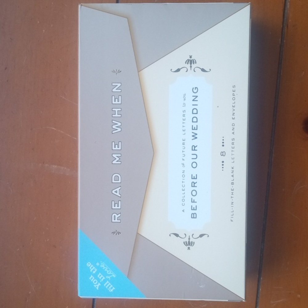 Read Me When.. Wedding Letter Series